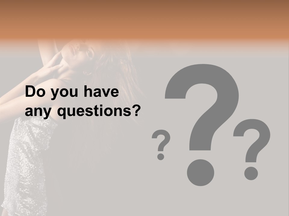 Person Nightclub Female PowerPoint Template