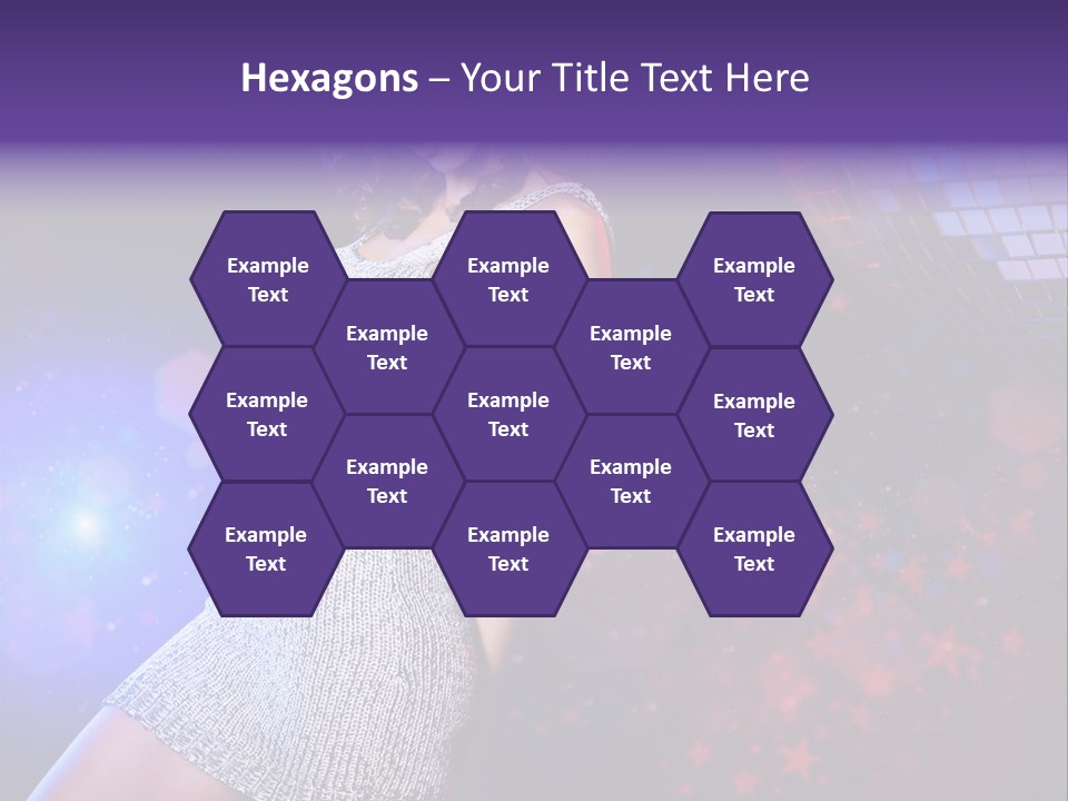 Caucasian Beautiful Playful PowerPoint Template