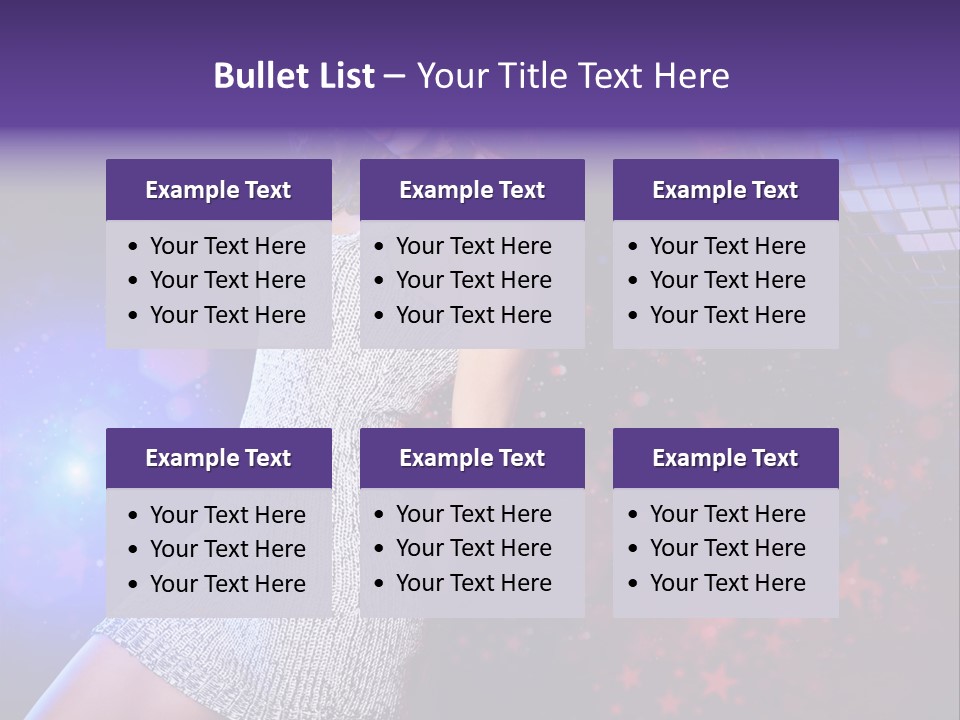 Caucasian Beautiful Playful PowerPoint Template