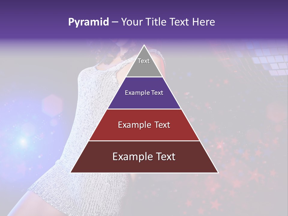 Caucasian Beautiful Playful PowerPoint Template