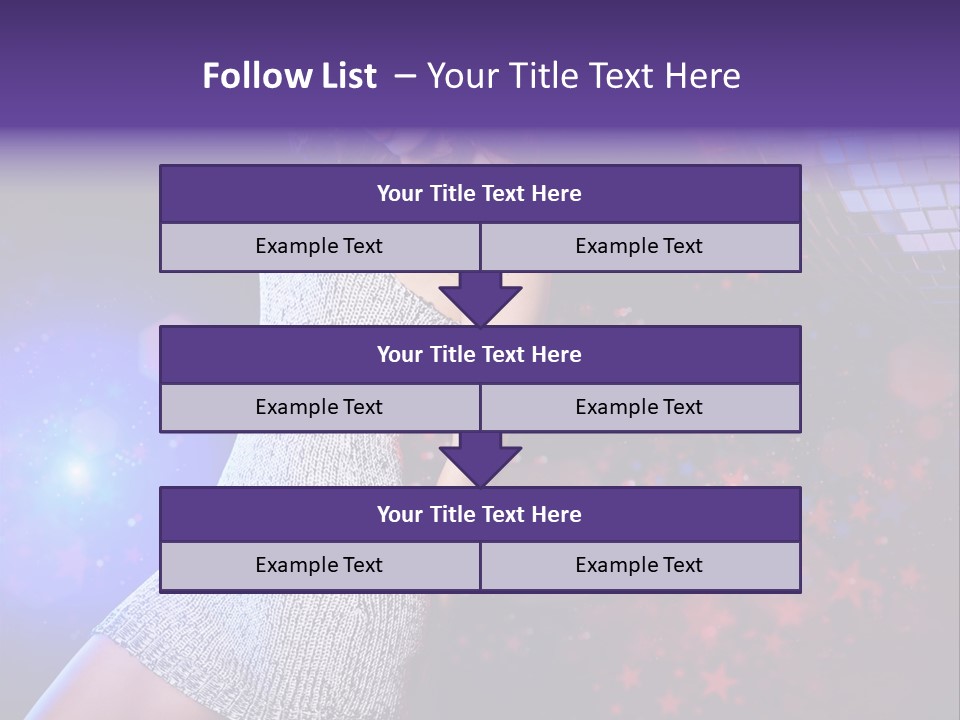 Caucasian Beautiful Playful PowerPoint Template