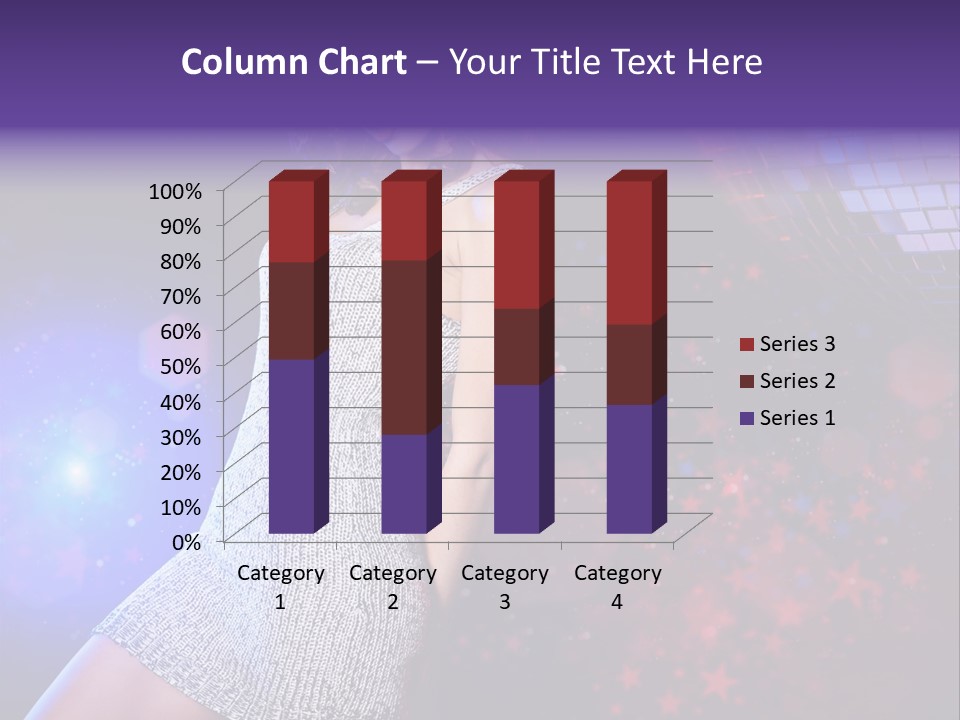 Caucasian Beautiful Playful PowerPoint Template