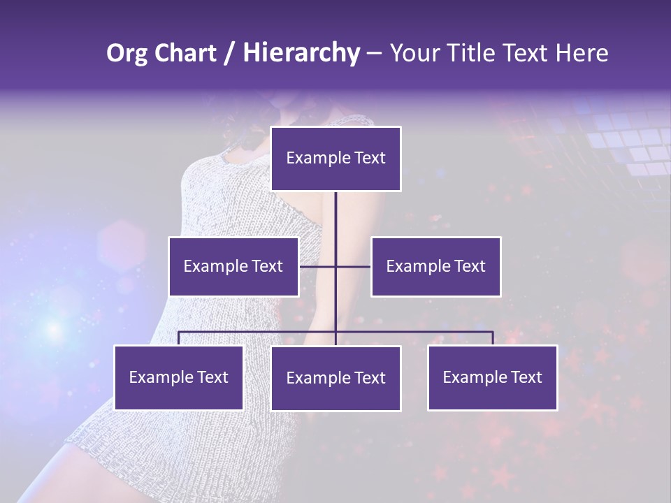 Caucasian Beautiful Playful PowerPoint Template