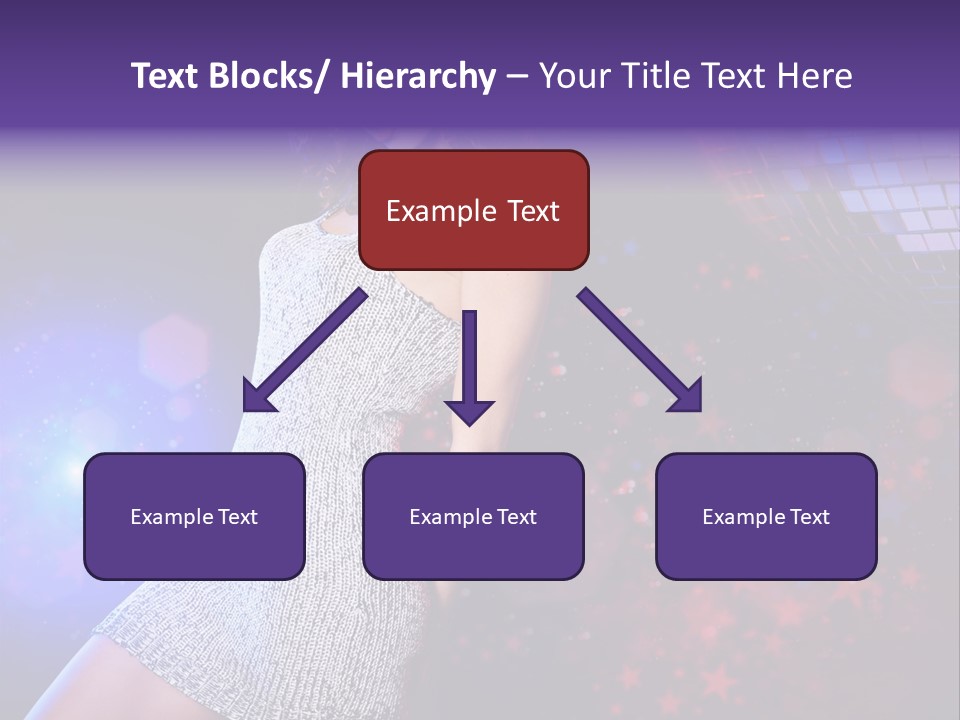 Caucasian Beautiful Playful PowerPoint Template