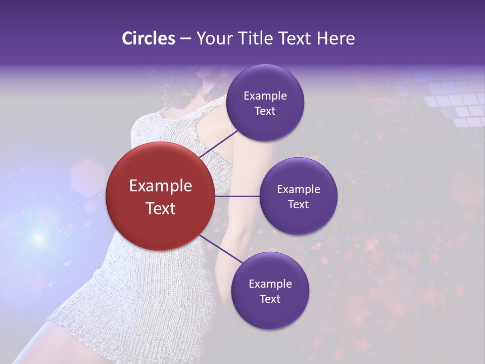 Caucasian Beautiful Playful PowerPoint Template