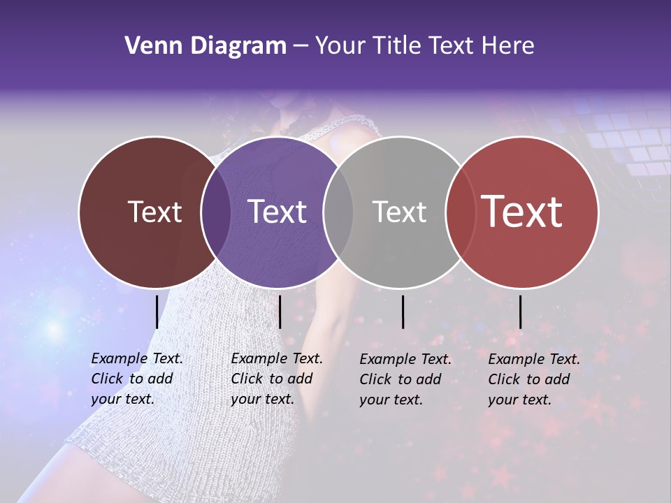 Caucasian Beautiful Playful PowerPoint Template