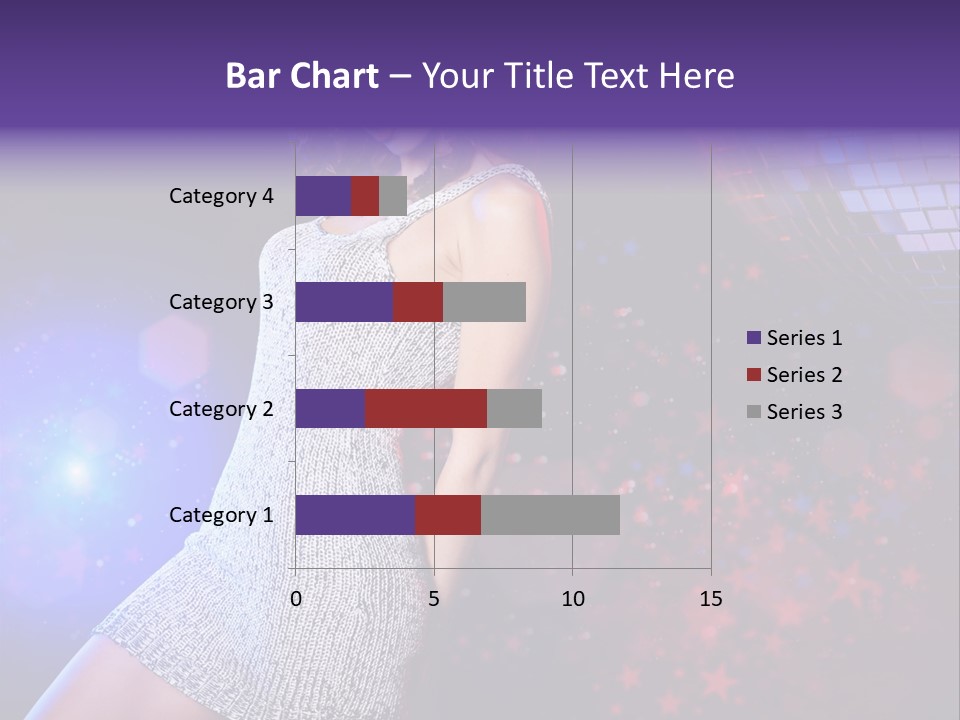 Caucasian Beautiful Playful PowerPoint Template