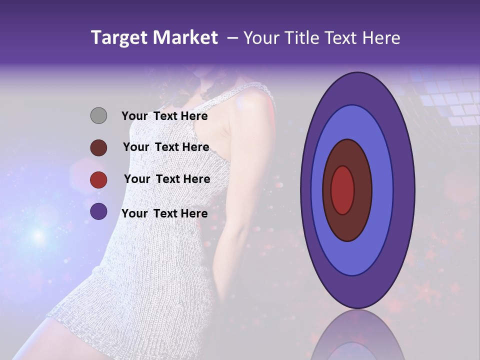 Caucasian Beautiful Playful PowerPoint Template