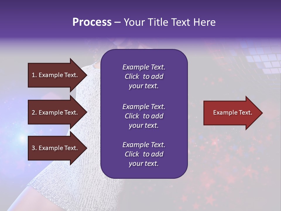 Caucasian Beautiful Playful PowerPoint Template