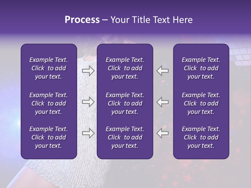Caucasian Beautiful Playful PowerPoint Template