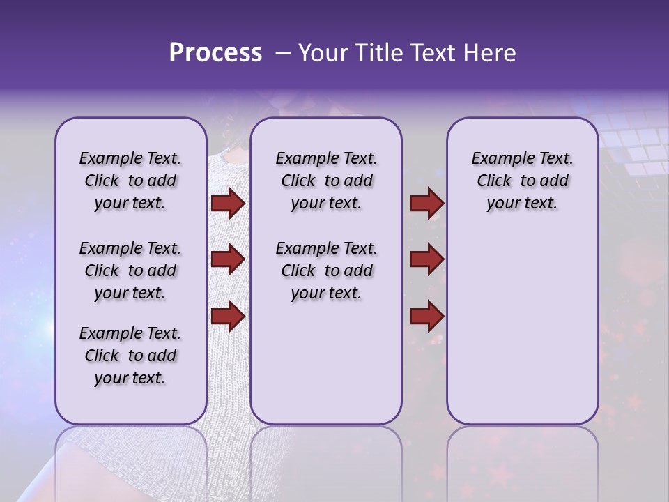 Caucasian Beautiful Playful PowerPoint Template