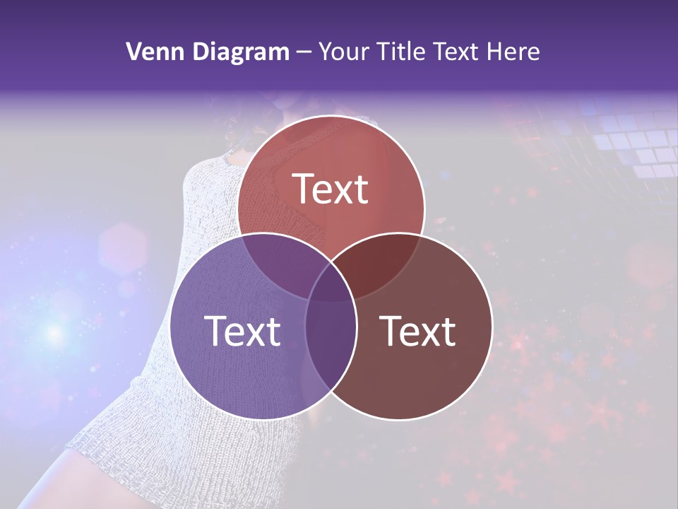 Caucasian Beautiful Playful PowerPoint Template