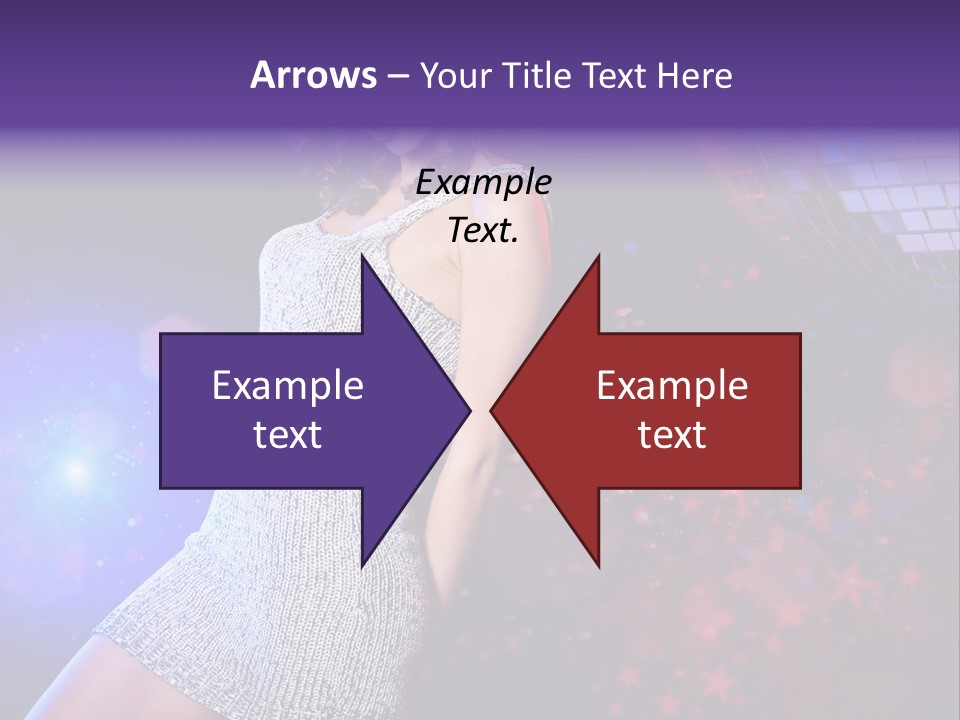 Caucasian Beautiful Playful PowerPoint Template