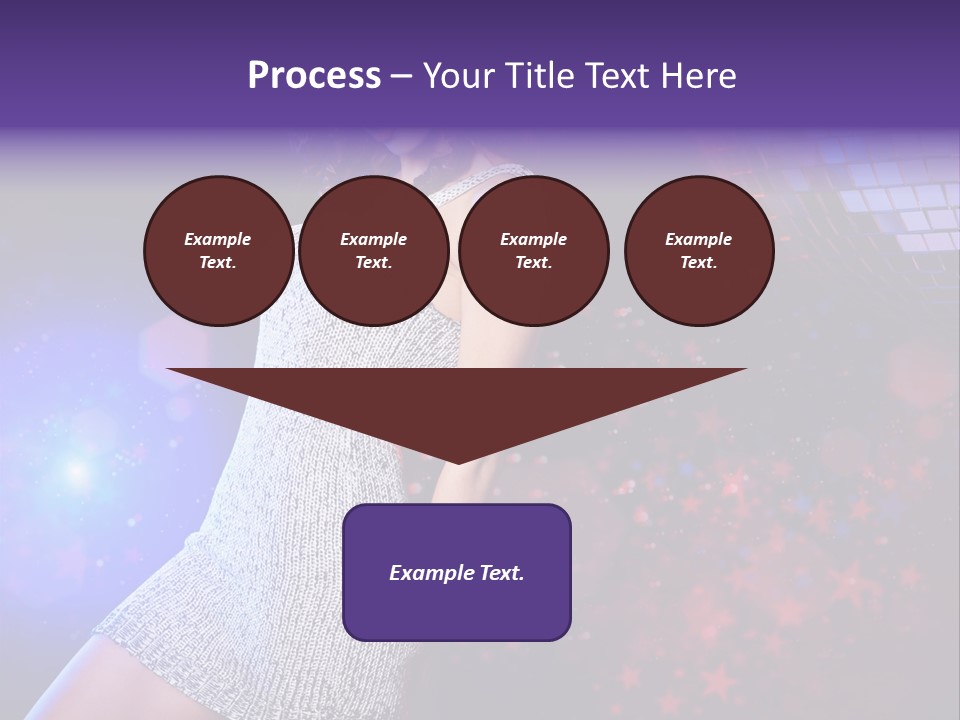 Caucasian Beautiful Playful PowerPoint Template