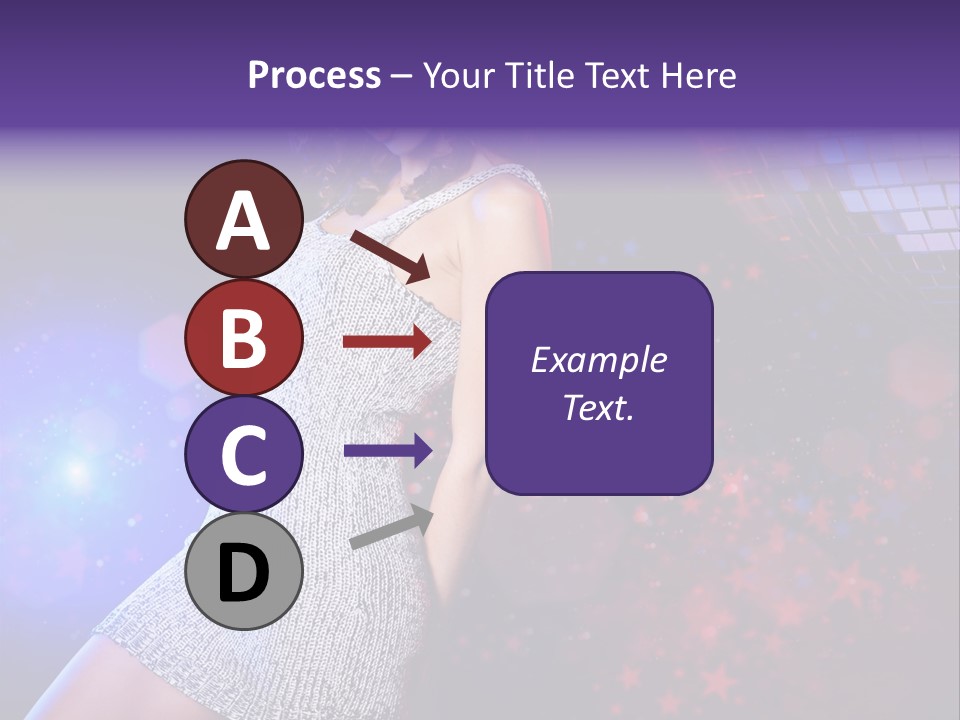 Caucasian Beautiful Playful PowerPoint Template