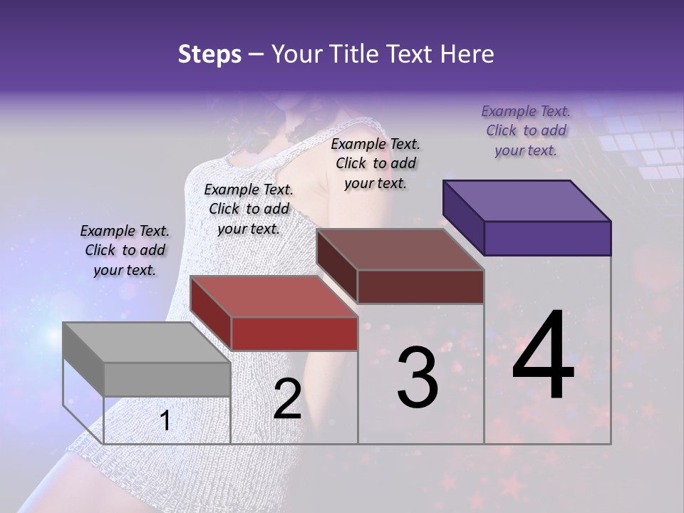 Caucasian Beautiful Playful PowerPoint Template