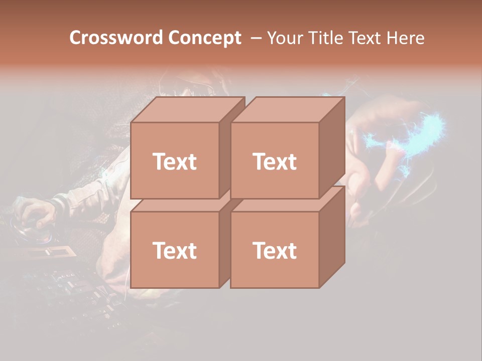 Club Illustration Entertainment PowerPoint Template