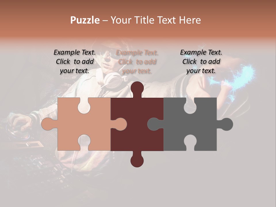 Club Illustration Entertainment PowerPoint Template