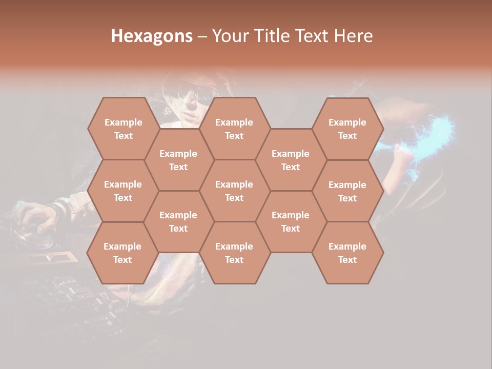 Club Illustration Entertainment PowerPoint Template