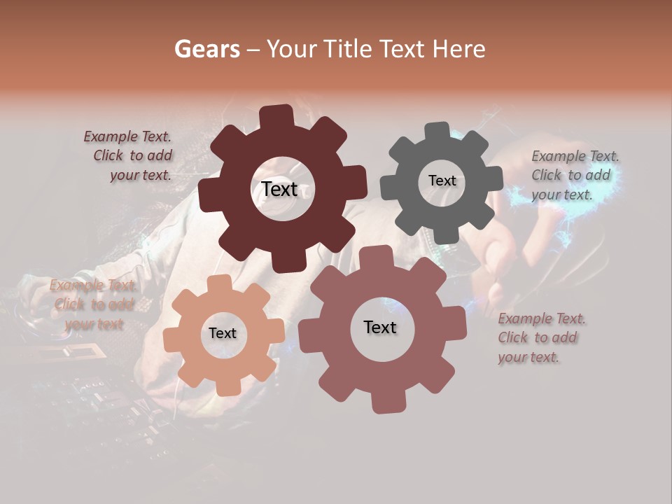 Club Illustration Entertainment PowerPoint Template