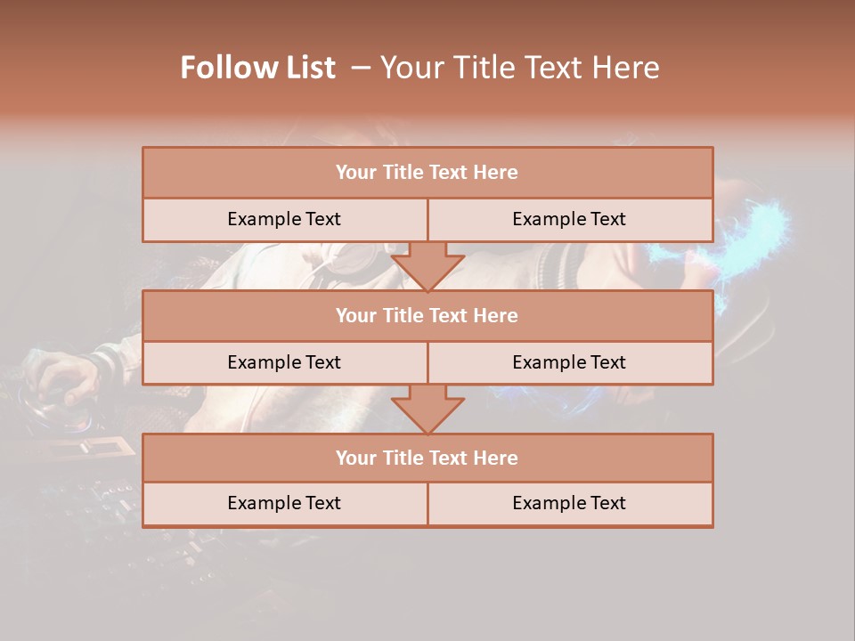 Club Illustration Entertainment PowerPoint Template