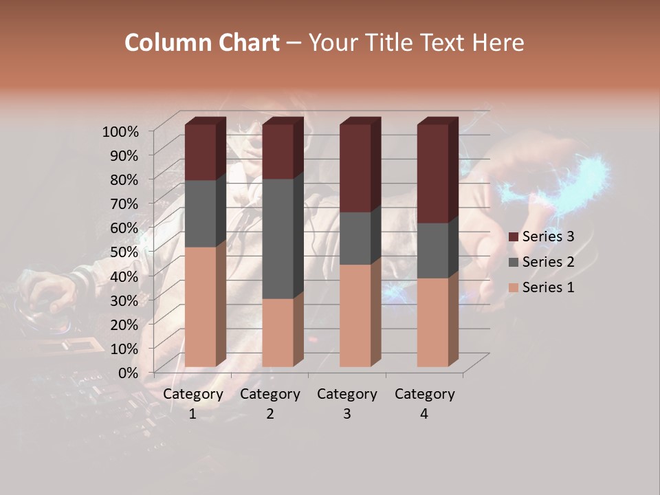 Club Illustration Entertainment PowerPoint Template