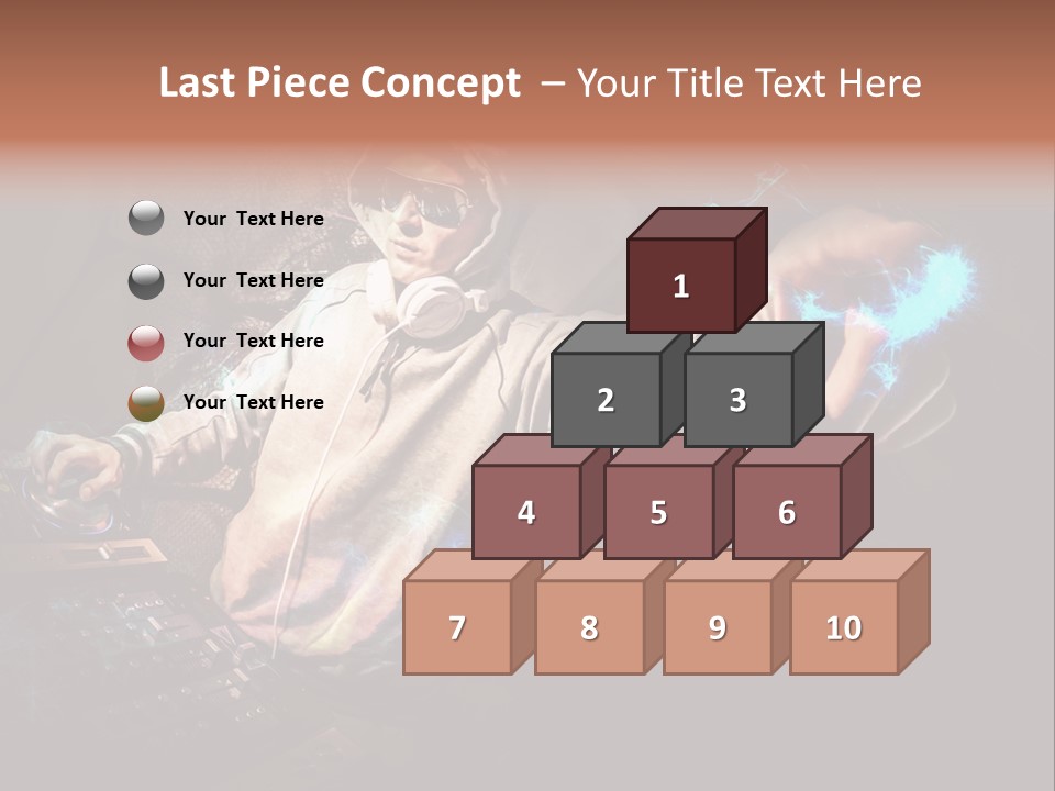 Club Illustration Entertainment PowerPoint Template