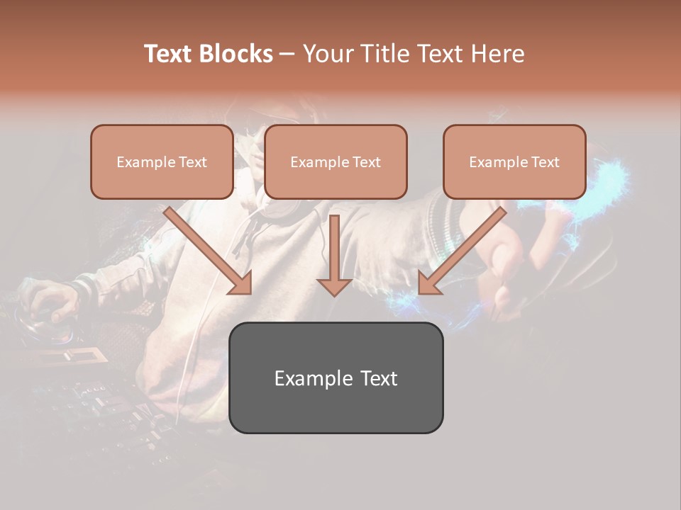 Club Illustration Entertainment PowerPoint Template