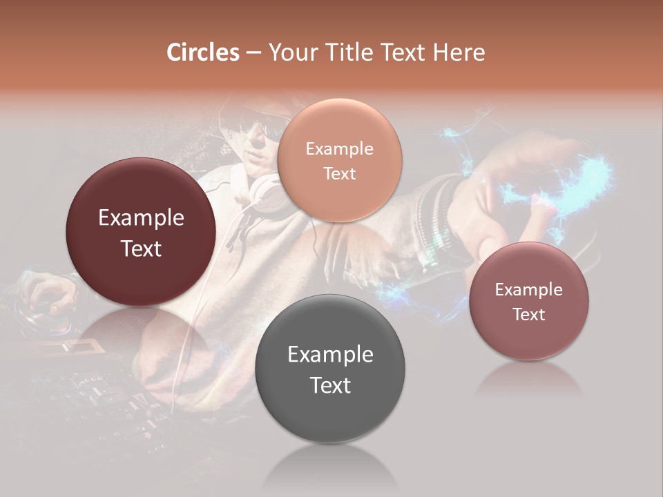 Club Illustration Entertainment PowerPoint Template