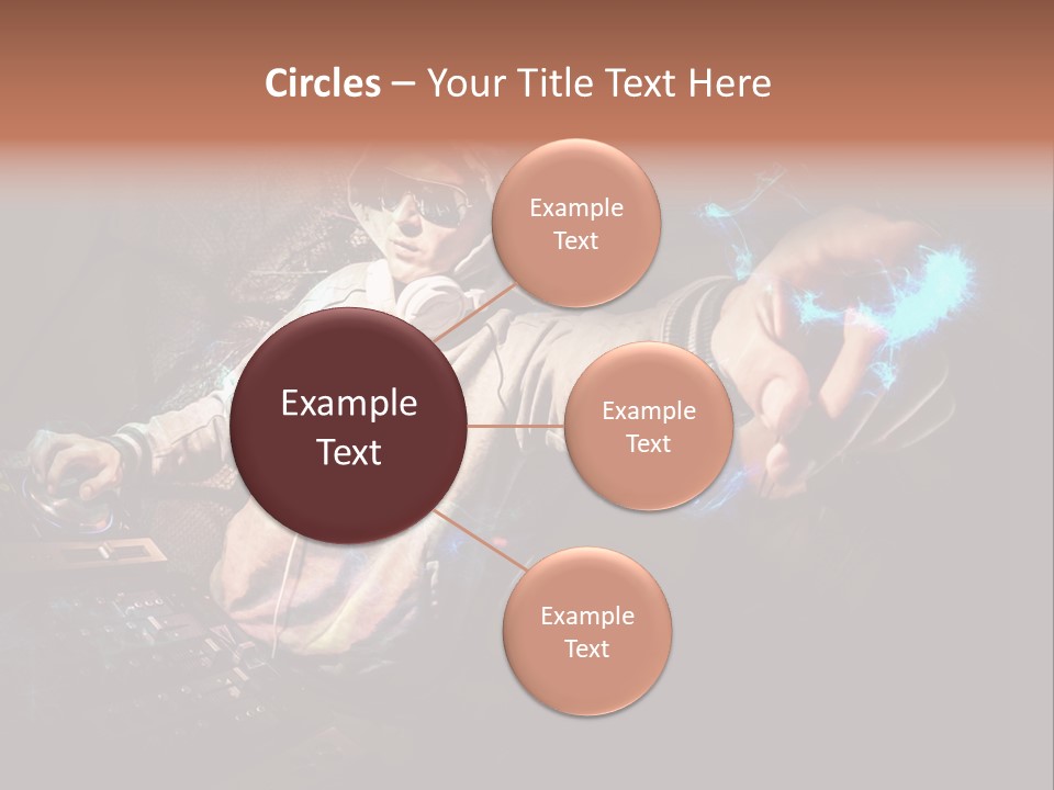 Club Illustration Entertainment PowerPoint Template