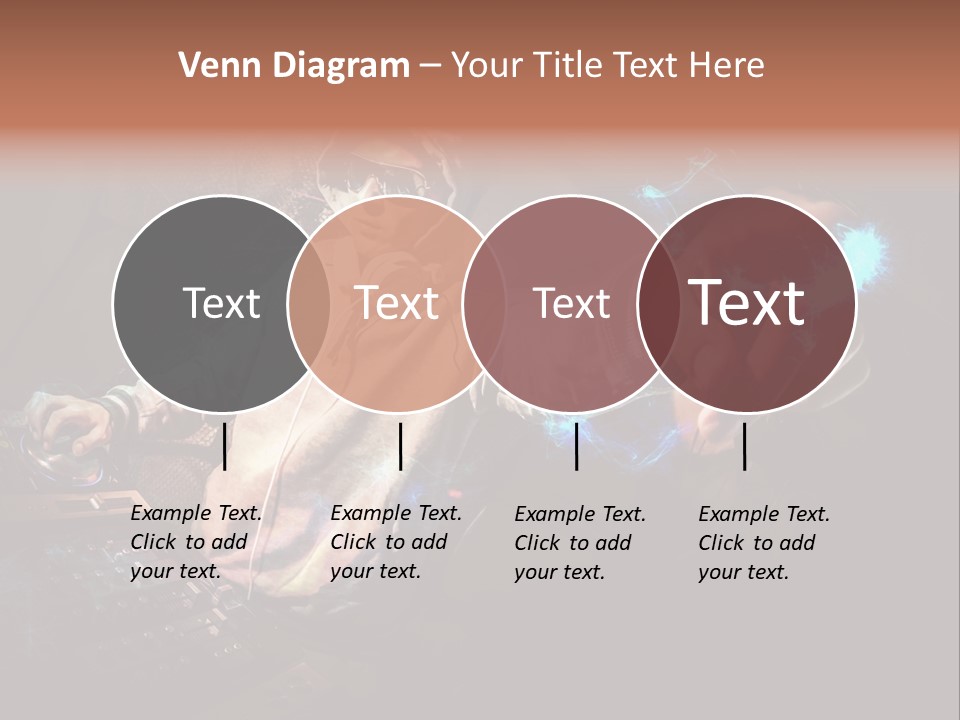 Club Illustration Entertainment PowerPoint Template