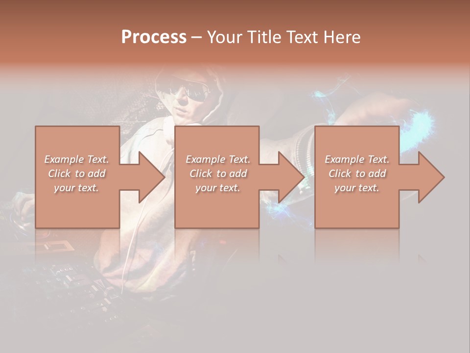 Club Illustration Entertainment PowerPoint Template