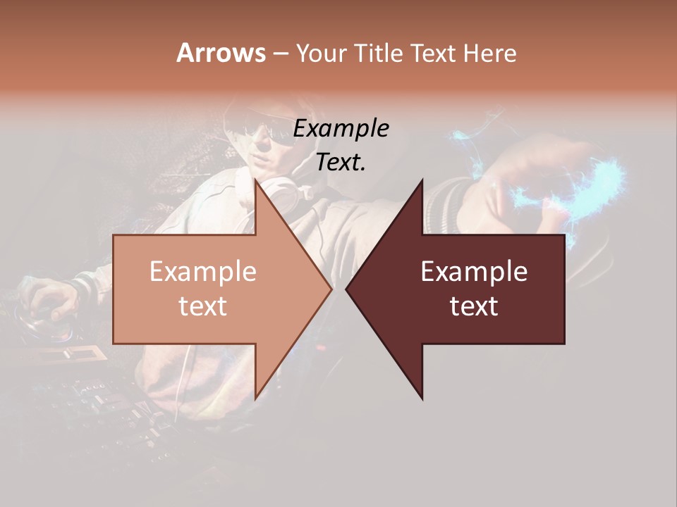 Club Illustration Entertainment PowerPoint Template