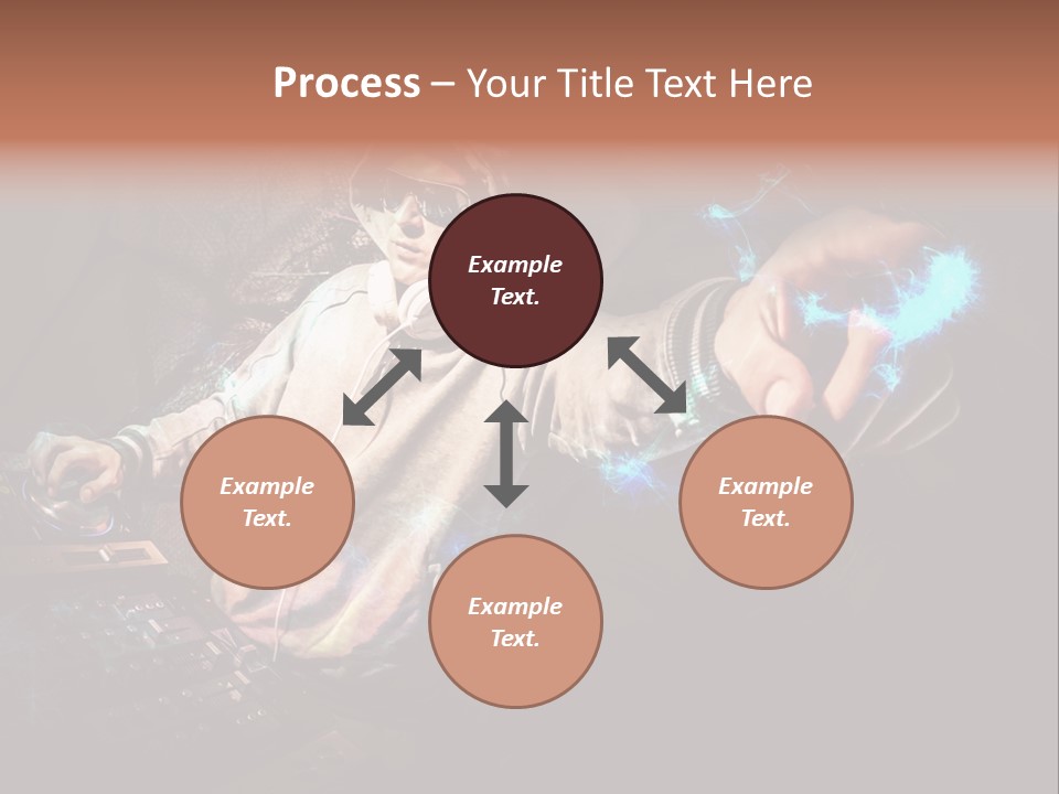 Club Illustration Entertainment PowerPoint Template
