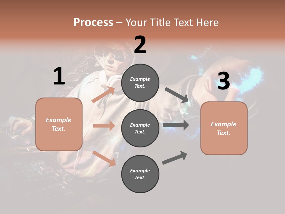 Club Illustration Entertainment PowerPoint Template