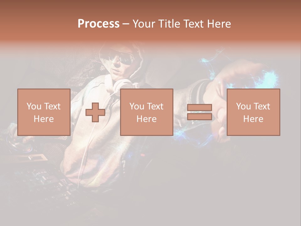 Club Illustration Entertainment PowerPoint Template