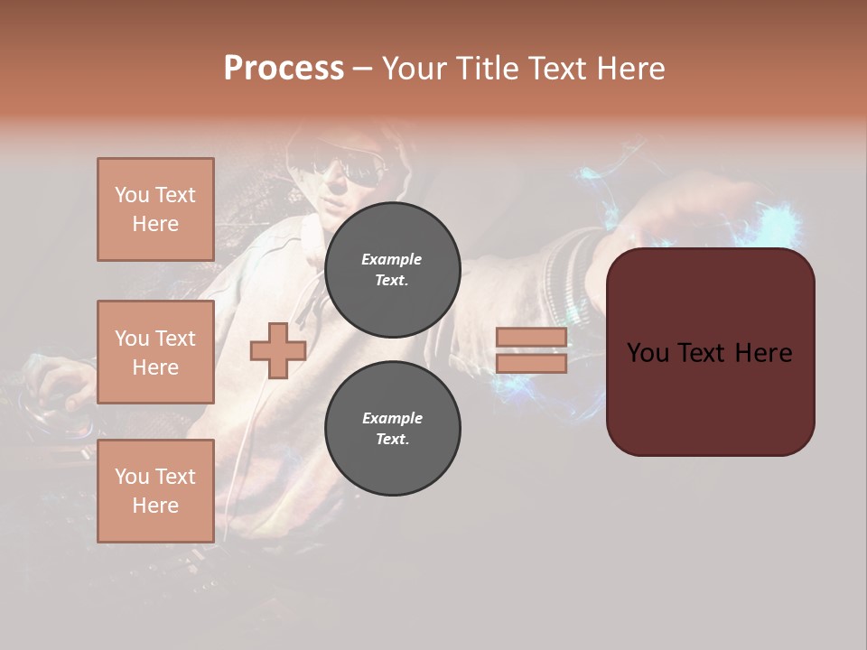 Club Illustration Entertainment PowerPoint Template