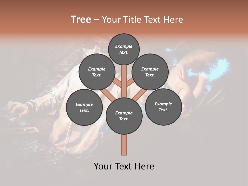 Club Illustration Entertainment PowerPoint Template