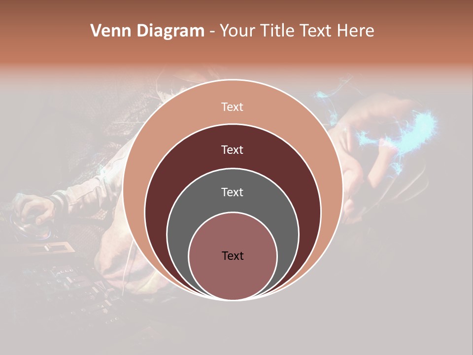 Club Illustration Entertainment PowerPoint Template