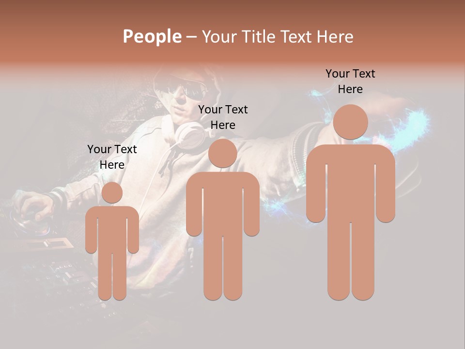 Club Illustration Entertainment PowerPoint Template