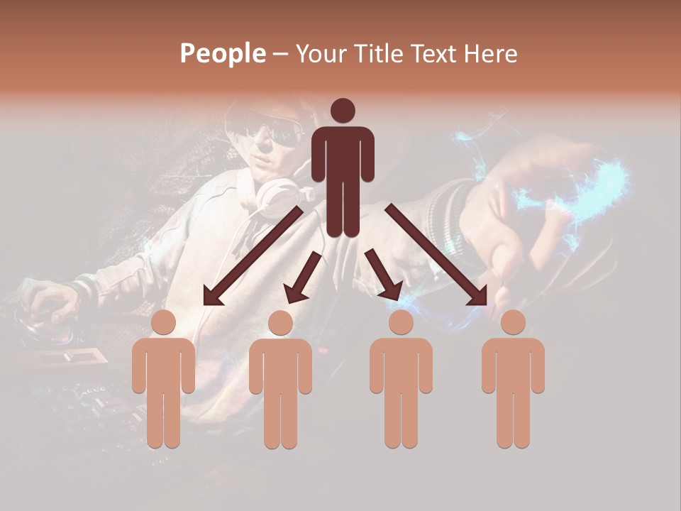 Club Illustration Entertainment PowerPoint Template