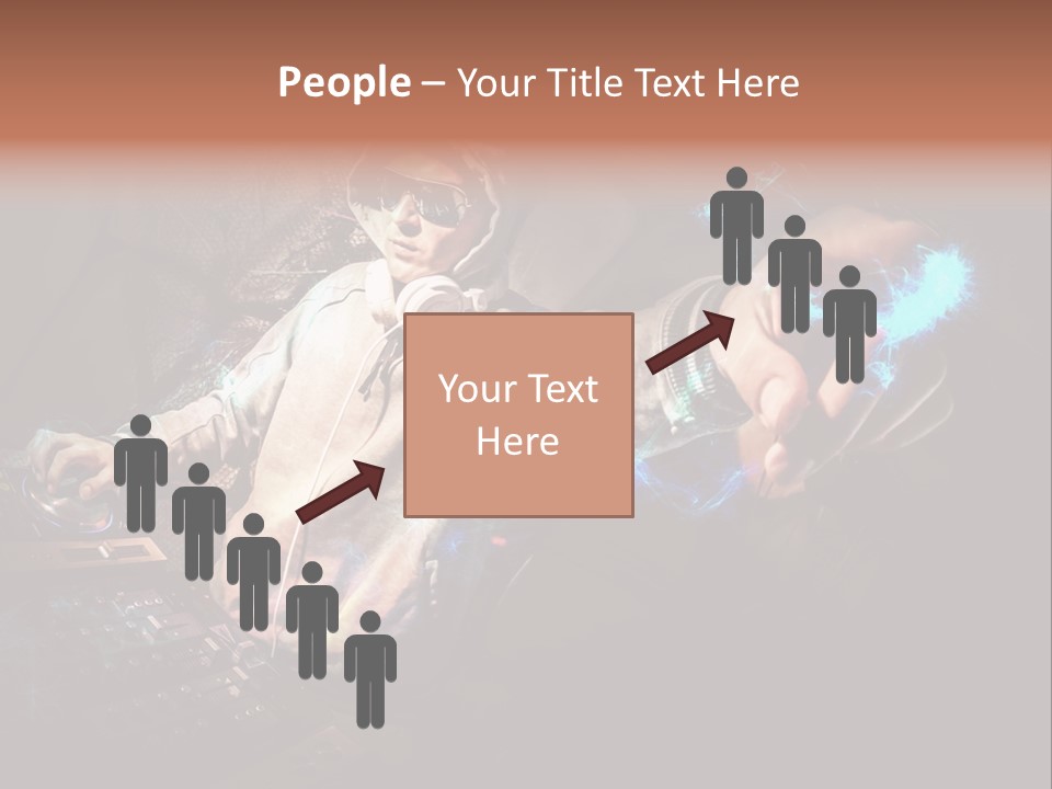 Club Illustration Entertainment PowerPoint Template