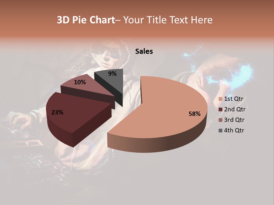 Club Illustration Entertainment PowerPoint Template