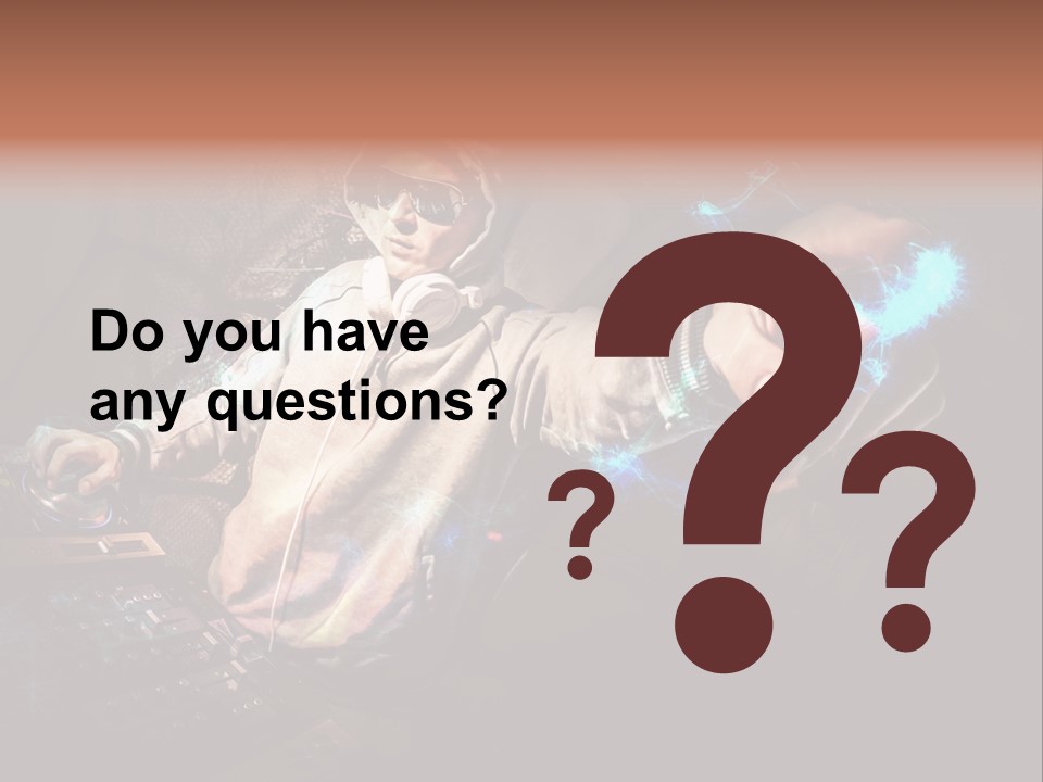 Club Illustration Entertainment PowerPoint Template