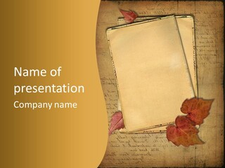 Entspannung Golden Wasser PowerPoint Template