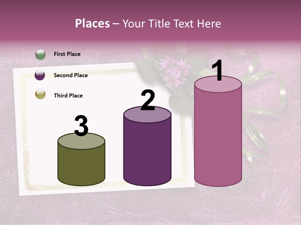 Pink Nature Album PowerPoint Template