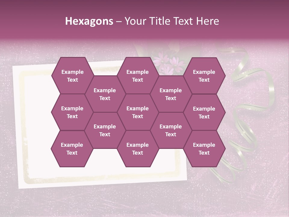 Pink Nature Album PowerPoint Template