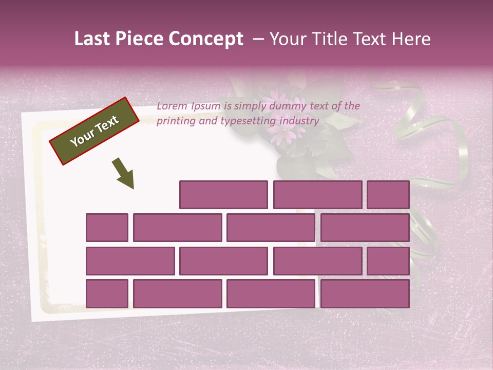 Pink Nature Album PowerPoint Template