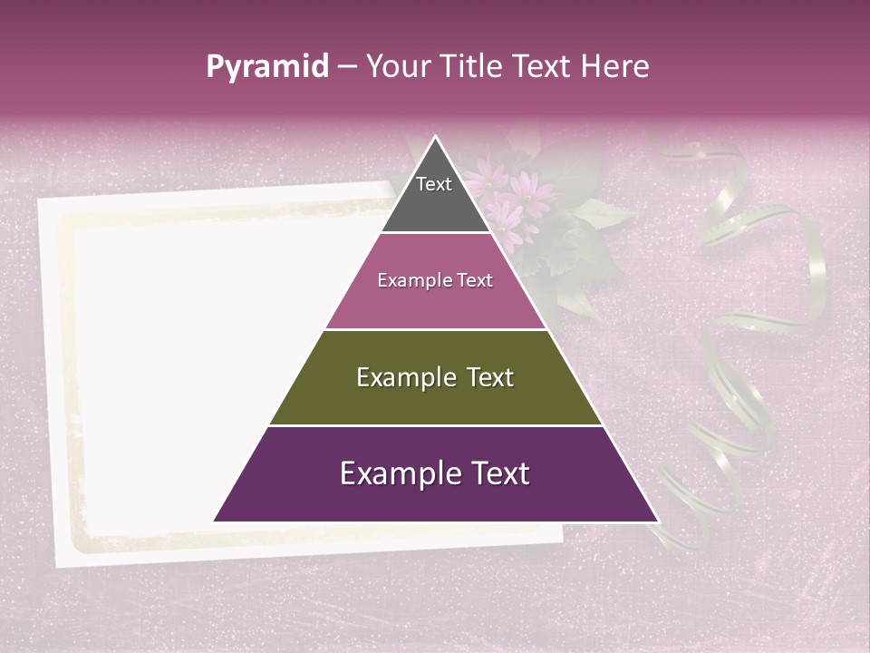 Pink Nature Album PowerPoint Template