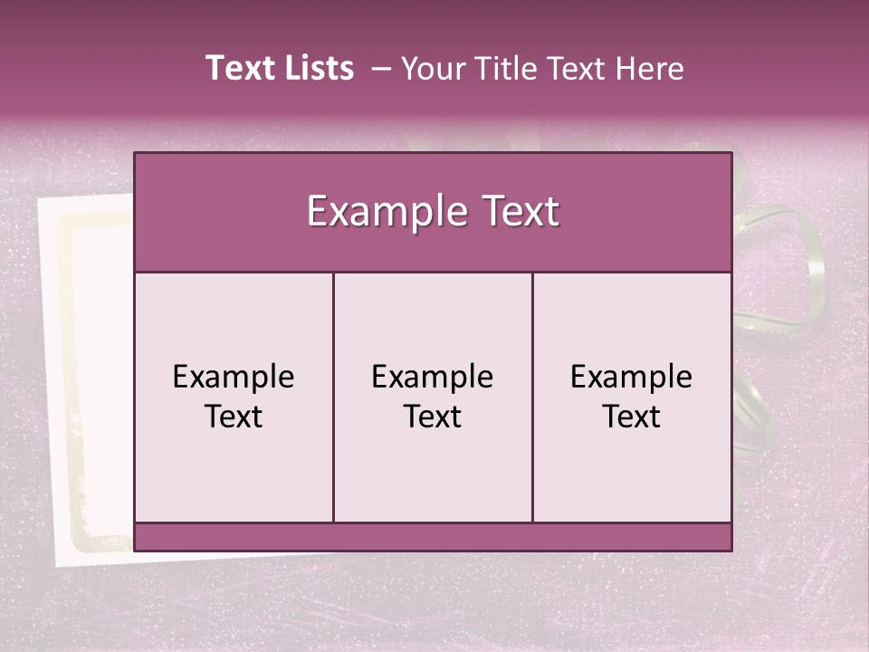Pink Nature Album PowerPoint Template